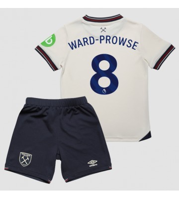 West Ham United James Ward-Prowse #8 Udebanetrøje Børn 2025-26 Kortærmet (+ Korte bukser)
